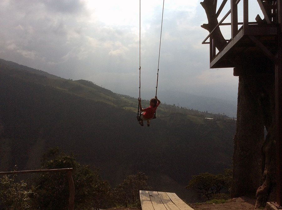Baños de Agua Santa - Swing at the End of the World