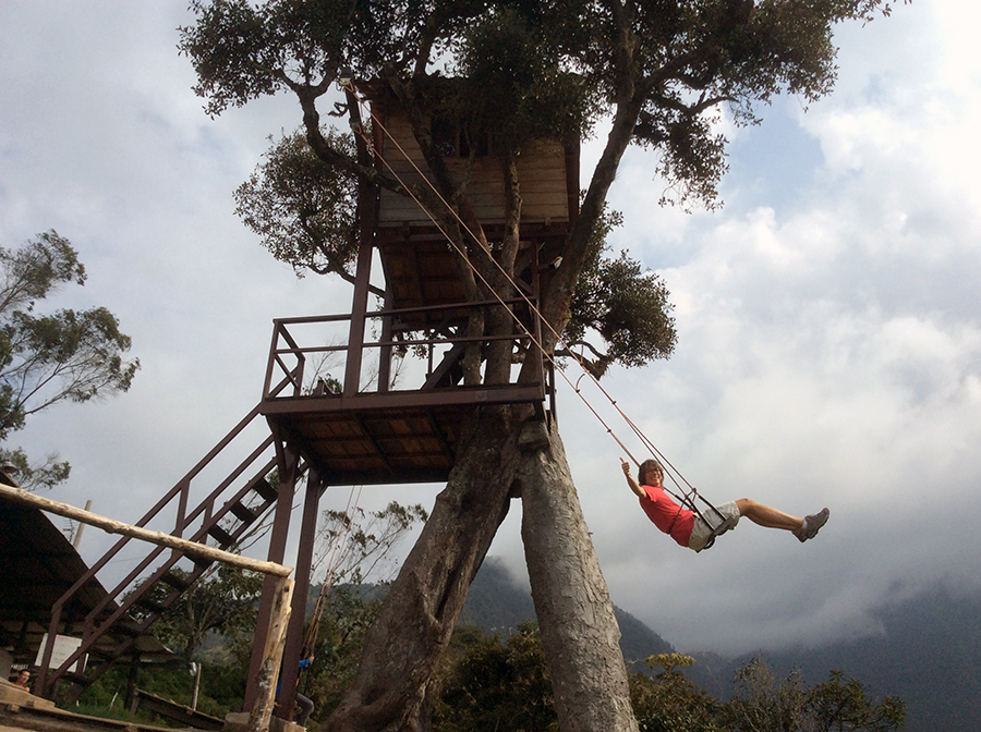 Baños de Agua Santa - Swing at the End of the World
