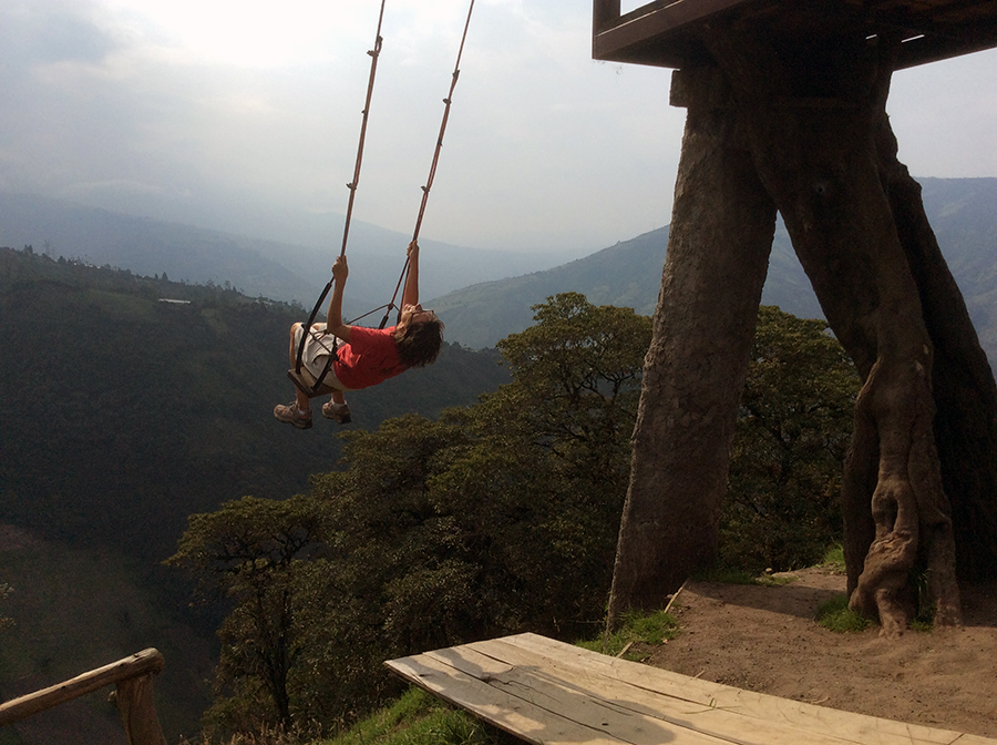 Baños de Agua Santa - Swing at the End of the World