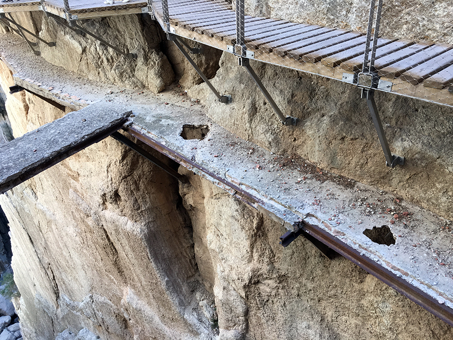 Caminito del Rey - Alter Pfad