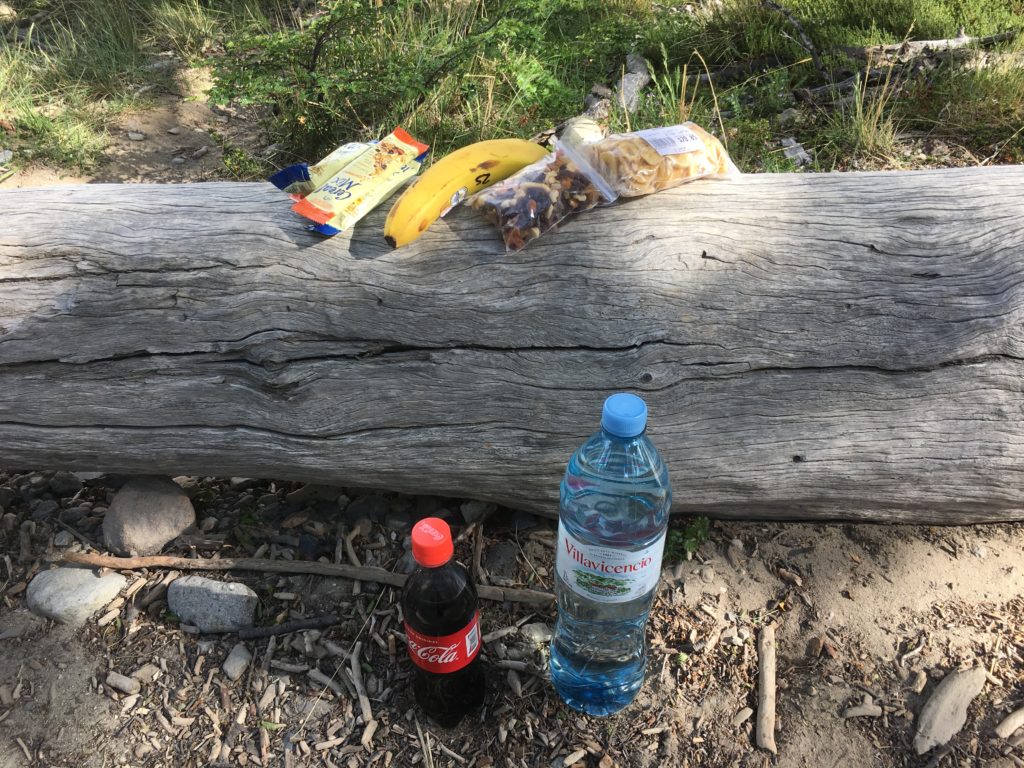 Wanderweg Fitz Roy Proviant